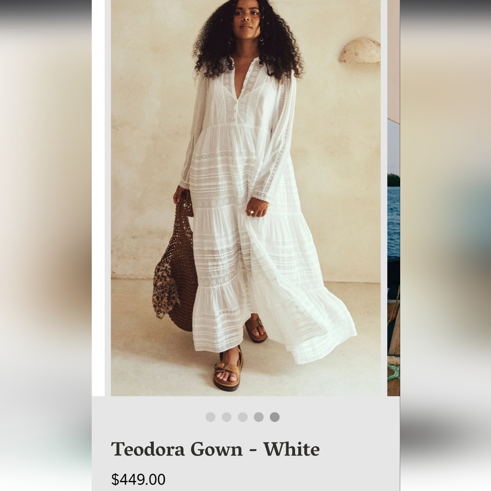 Spell Teodora Gown - White - Picture 14 of 14